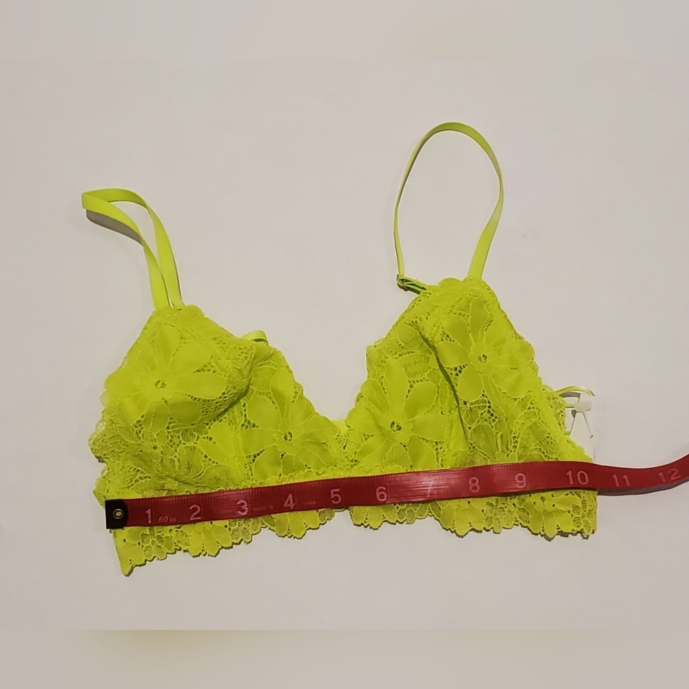Aerie Lace Bralette Sz XS Citrine - Picture 4 of 5